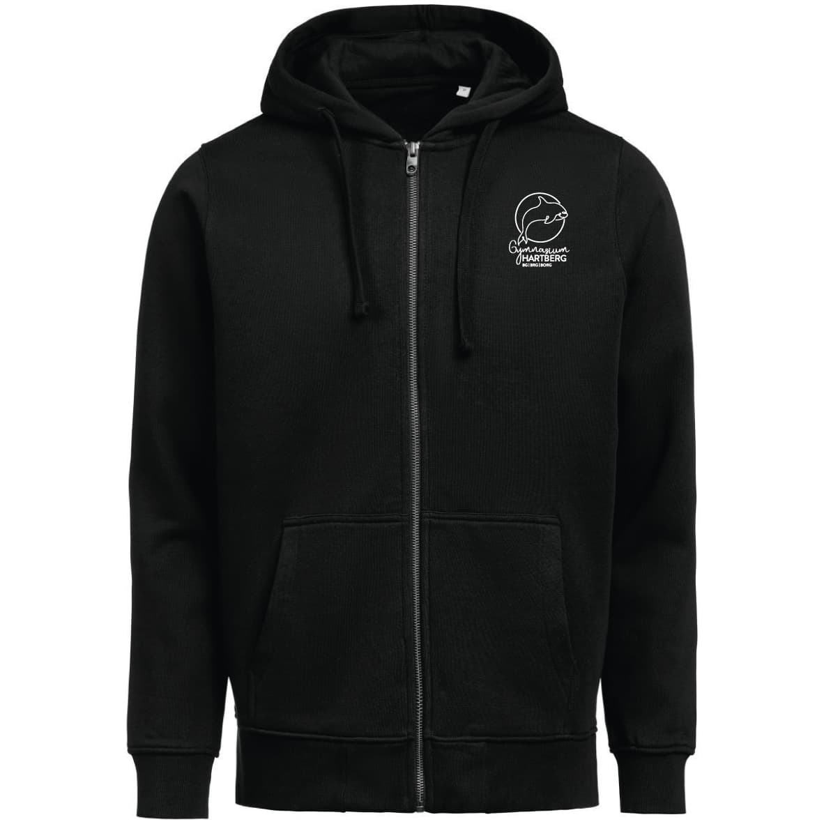 Gymnasium Hartberg - Unisex Full Zip Hoodie Organic