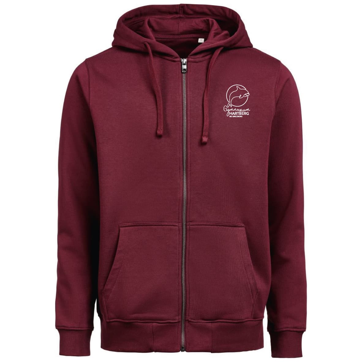Gymnasium Hartberg - Unisex Full Zip Hoodie Organic