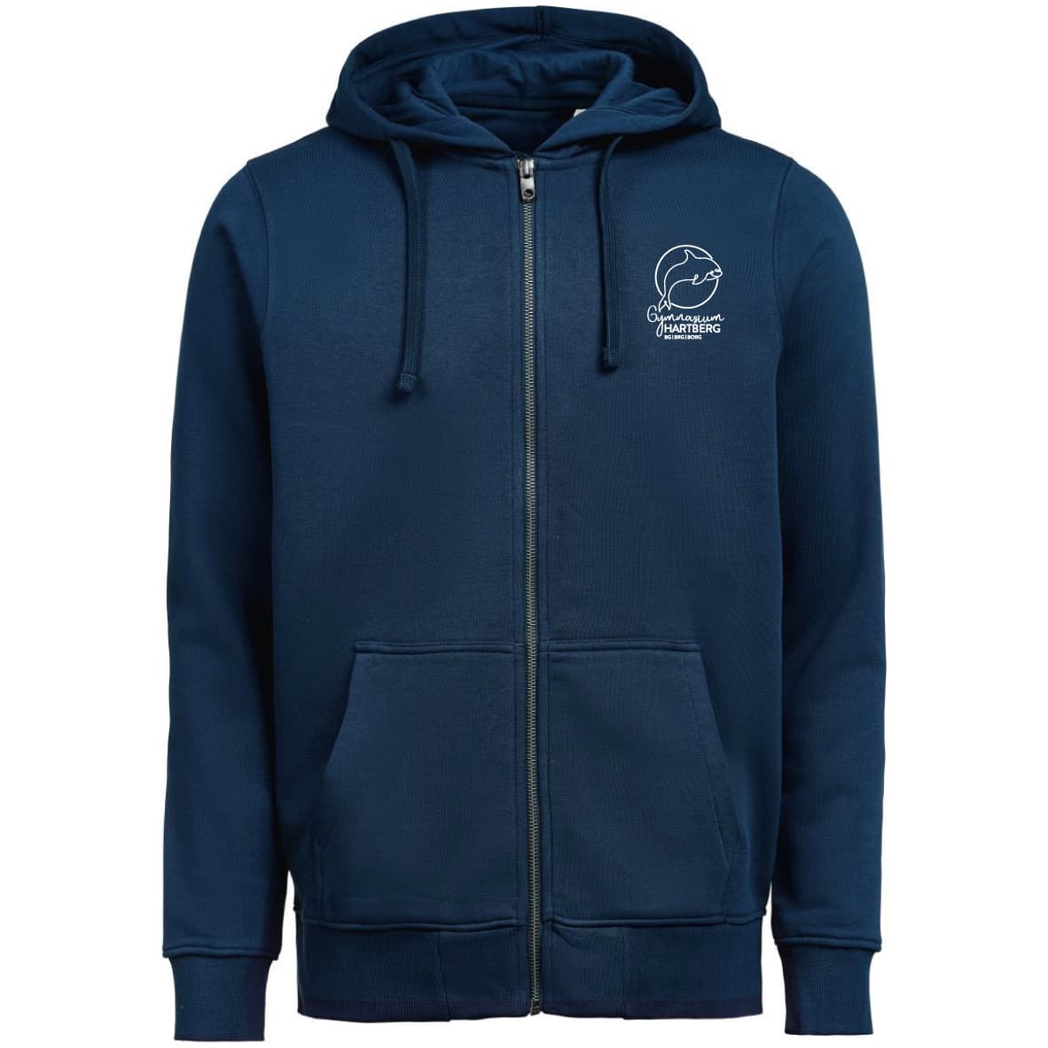 Gymnasium Hartberg - Unisex Full Zip Hoodie Organic