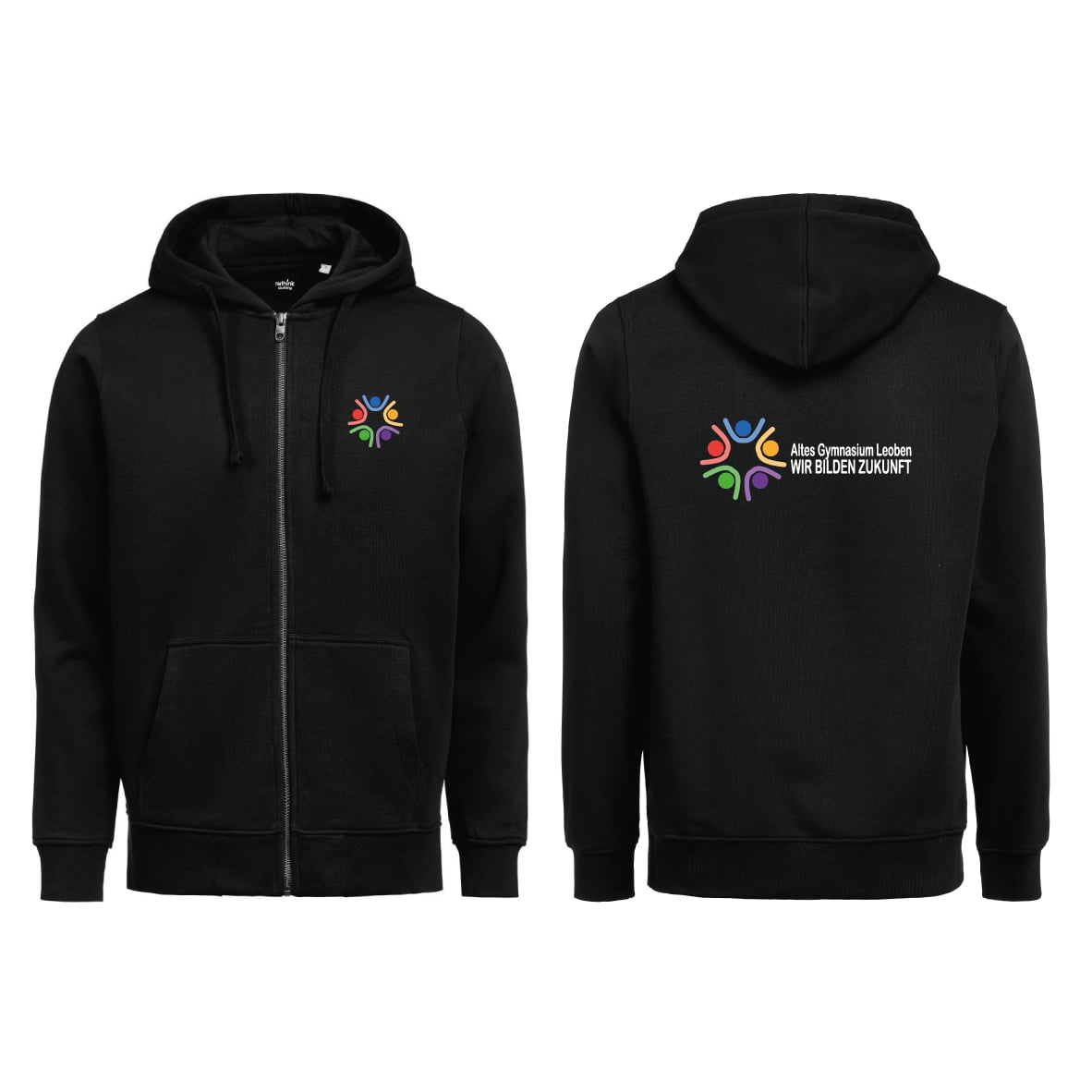 Altes Gymnasium Leoben - Unisex Full Zip Hoodie Organic