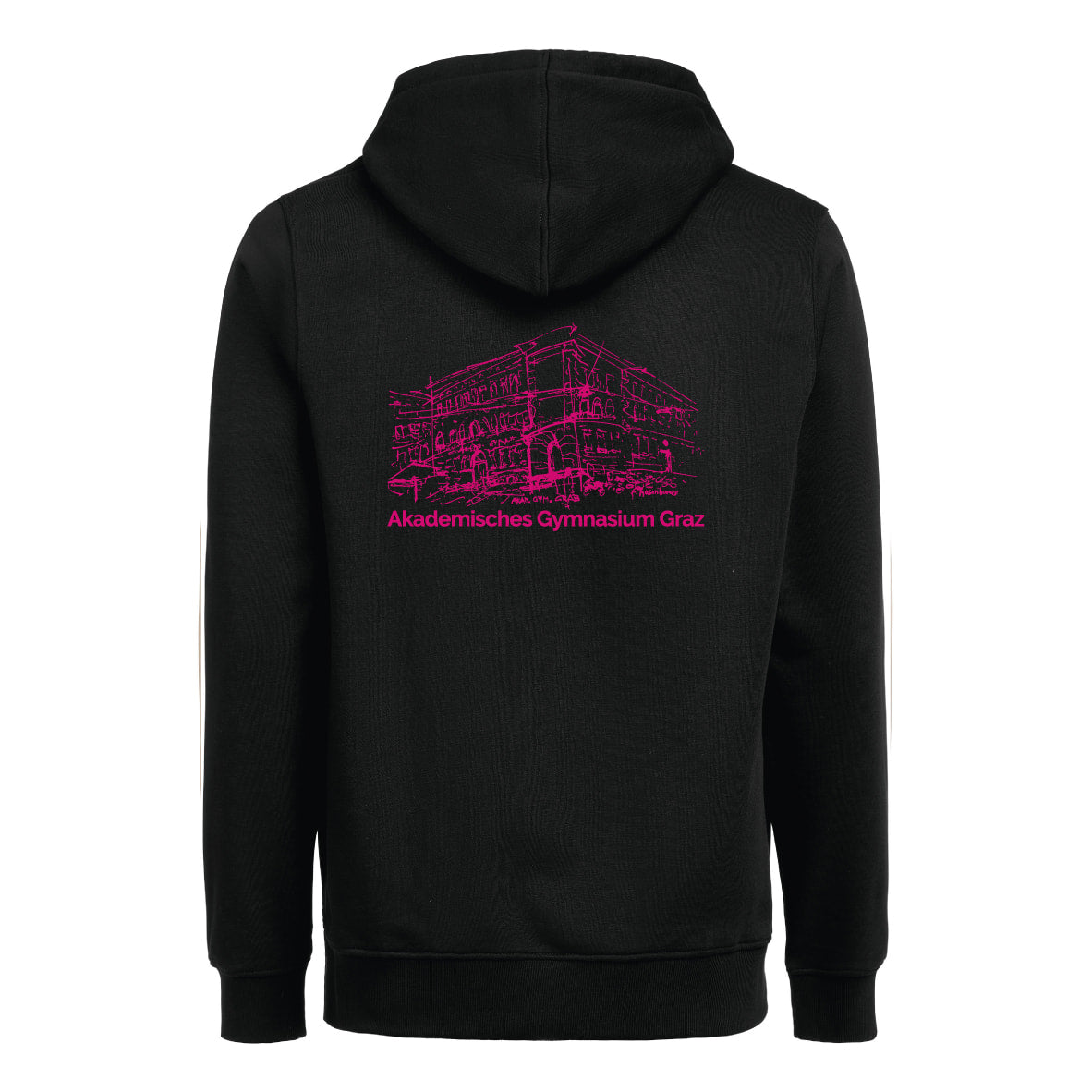 Akademisches Gymnasium Graz - Unisex Full Zip Hoodie "Owl" Organic