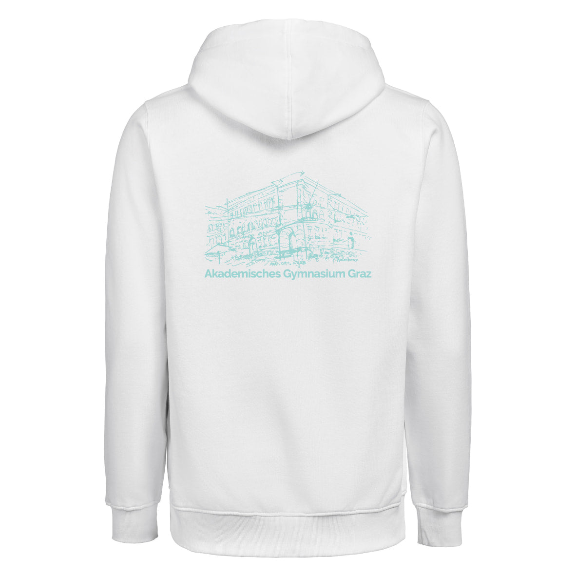 Akademisches Gymnasium Graz - Unisex Full Zip Hoodie "Owl" Organic