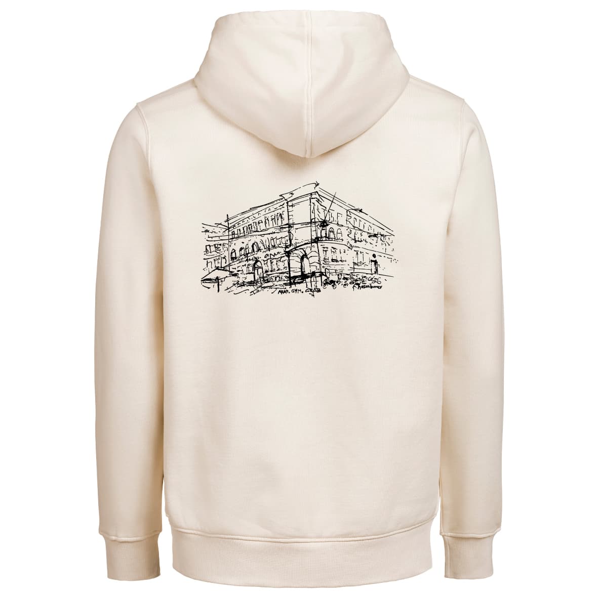 Akademisches Gymnasium Graz - Unisex Full Zip Hoodie "Essential" Organic