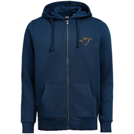 Akademisches Gymnasium Graz - Unisex Full Zip Hoodie "Owl" Organic
