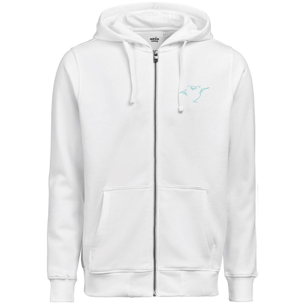 Akademisches Gymnasium Graz - Unisex Full Zip Hoodie "Owl" Organic