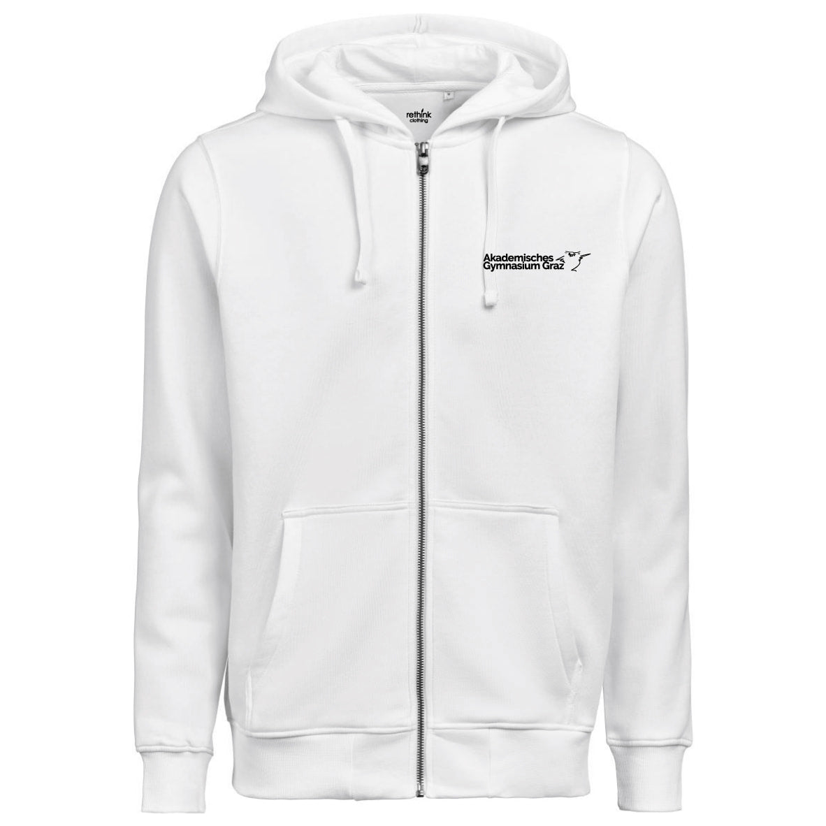 Akademisches Gymnasium Graz - Unisex Full Zip Hoodie "Essential" Organic
